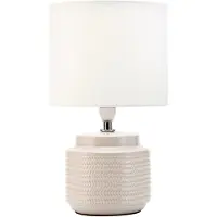 Pauleen LED Tafellamp Bright Soul - E14 - Max 20W - Woonkamer, Slaapkamer & Eetkamer - Creme/Beige