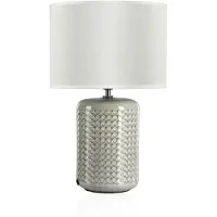 Pauleen LED Tafellamp Go for Glow - E27 - Max. 20W - Woonkamer, Slaapkamer & Eetkamer - Beige/Grijs/Groen