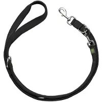 Hunter - V-Leine Divo Up - Hondenriem 1,5 cm / 12 m, zwart