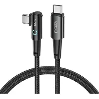 TechProtection - ULTRABOOST - "L" TYPE-C KABEL 60W/6A 100CM GRIJS