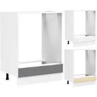 VCM Fasola keuken onderkast voor oven 60 cm wit.