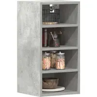 vidaXL Bovenkast Riga 30x29,5x60 cm bewerkt hout betongrijs