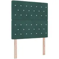 vidaXL Hoofdbord Lichtgroen Grijs 100 cm Fluweel