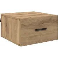 vidaXL Nachtkastje artisanaal eikenkleurig 35 x 35 x 20 cm