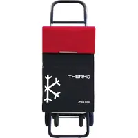 Rolser Boodschappentrolley 4 Wielen - Thermo Fresh MF - 4.2 - Zwart/Rood