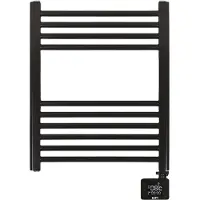 EDM Handdoekradiator | 400W | Met Touch Bediening | Zwart - 8676028