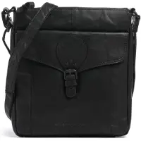 Spikes & Sparrow Bronco Millie | Crossbody tas leer | zwart