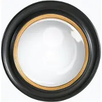 Beliani MALO - Wandspiegel - Zwart - PU/Glas