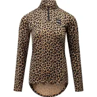 Eivy - Dames thermokleding - Journey Merino Wool Top Leopard voor Dames van Wol - Maat M - Bruin