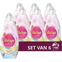 Robijn 6x Vloeibaar Wasmiddel Wol & Fijn 18 Wasbeurten 720 Ml