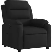 vidaXL Relaxfauteuil Zwarte Stof