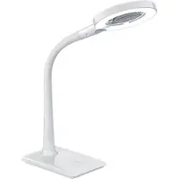TRIO LUPO - Tafellamp - Wit - incl. 1x SMD 5 W - Vergroting 3x - 4-stappen TOUCH - Flexibel