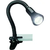 TRIO LED Klemlamp E14 | Flexo | Rond | Zwart | IP20 | Snoerschakelaar | Lighting