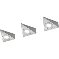 TRIO ECCO - Wandlamp - Nikkel mat - incl. 3x SMD 3 W - Snoerschakelaar - Zwenkbaar - Wandmontage - FLEX - Connect