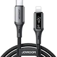 JOYROOM S-A60 Startalk 30W USB-C naar Lightning kabel, 1,2 meter, zwart