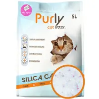 Purly silica kattenbakvulling Baby Powder 3 x 5 liter (6,6kg)