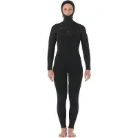 Rip Curl Dawn Patrol H 6/4 Mm Dames Wetsuit Met Lange Mouwen Capuchon En Rits Op De Borst