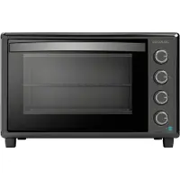 Cecotec Bake&Toast 6090, zwarte draaitafeloven, 60 liter, zwart, met draaitafel, 2200 W