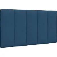 vidaXL Hoofdbordkussen "Hanko" 80 cm stof blauw