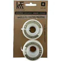 KRF Puc 2 Units Wiel Blauw,Zwart 58 x 32 mm