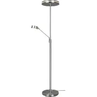 TRIO Grote led leeslamp Franklin RVS