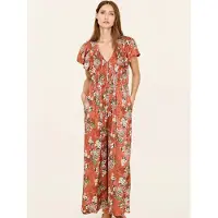 Odd Molly Jumpsuit 'Violin ' gemengde kleuren / oranje