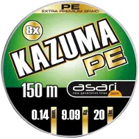 Asari Kazuma 8x Pe Gevlochten Vislijn 100 M Groen 0.350 mm