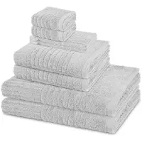 Ross Sonstiges 2 X washandjes 2 X gasten- 2 X douche- 2 X handdoek - in set 8 pack Carre