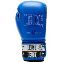 Leone1947 Iconic Artificial Leather Boxing Gloves Blauw 16 oz