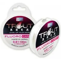 ASSO Trout Area Std 100 M Flurocarbon Transparant 0.117 mm