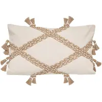 Atmosphera Carmen Kussen Beige,Wit