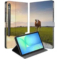 B2Ctelecom Samsung Galaxy Tab S10 FE | Tab S9 FE Tablet Hoesje Koe met Standaard