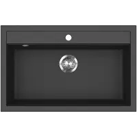 Bergström Sydney Spoelbak – 80 x 51 cm Zwart