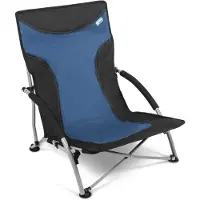 Kampa Sandy Low Chair Midnight Opvouwbare lage campingstoel