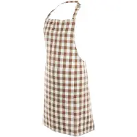 Tiseco Gingham Schort - 80 x 74cm - Cognac