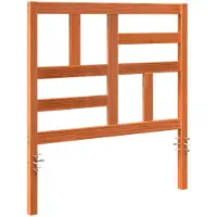 vidaXL Bed Hoofdbord Wasbruin 80,5 x 4 x 104 cm Massief grenenhout