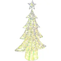 vidaXL Kerstboom 160 LED's Warmwit 150 cm PET