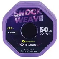 Ridgemonkey Connexion Shock Weave 20 M Karperlijn Transparant 50 Lbs