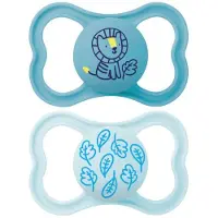 Mam 2 Supreme Fopspenen Vanaf 6 Maanden (Modellen : Blauw)