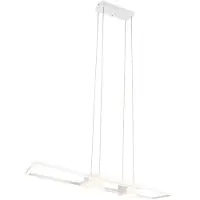 TRIO Led Hanglamp Kantoor Albany Wit