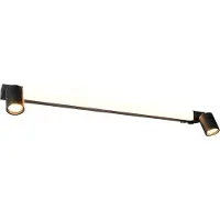 TRIO Spiegellamp Enrico 90cm - zwart