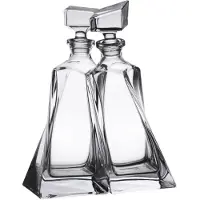 Bohemia Kristallen whisky karaffen LOVERS - 2 stuks