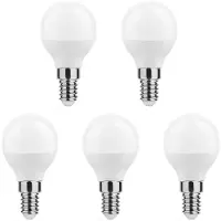 Technik LED Globelamp G80 E14 Mat - 4.9W 470lm 2700K - Warmwit - Vervangt 40W - 5 stuks