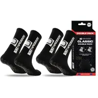 Tape Design Double Pack Allround Classic Long Socks Zwart EU 37-48 Man