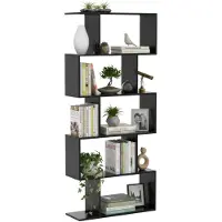 Zenzee – Boekenkast – Vakkenkast – Roomdivider – Opbergkast – Kast - Zwart
