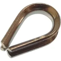 Goldenship Aisi-304 Stainless Steel Rope Thimble 15 Units Zilver 14 mm