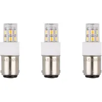 SPL Ba15d LED Lamp 2W - Neutraal Wit - 200lm - LED Buislamp T17 - 3 Stuks