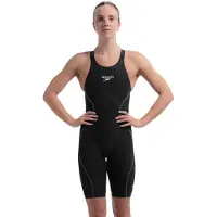 Speedo Fastskin Lzr Pure Intent 2.0 Open Back Competition Swimsuit Zwart UK 26 Vrouw