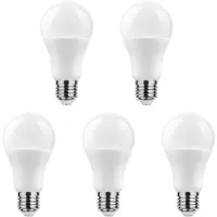 Technik E27 LED Lamp 13.7W - 1350lm - 4000K - Neutraal Wit - LED Globe A60 - Vervangt 91W Halogeen Gloeilamp - 5 stuks