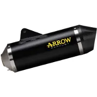 Arrow Race-tech Aluminium Dark With Carbon End Cap Ktm 690 Smc R/690 Enduro R ´19-21 Niet Gehomologeerde Demper